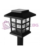 LED соларни градински лампи комплект от 6 къщички